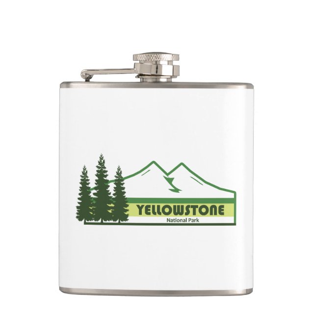 Cantil Parque Nacional do Yellowstone Green Stripes (Frente)