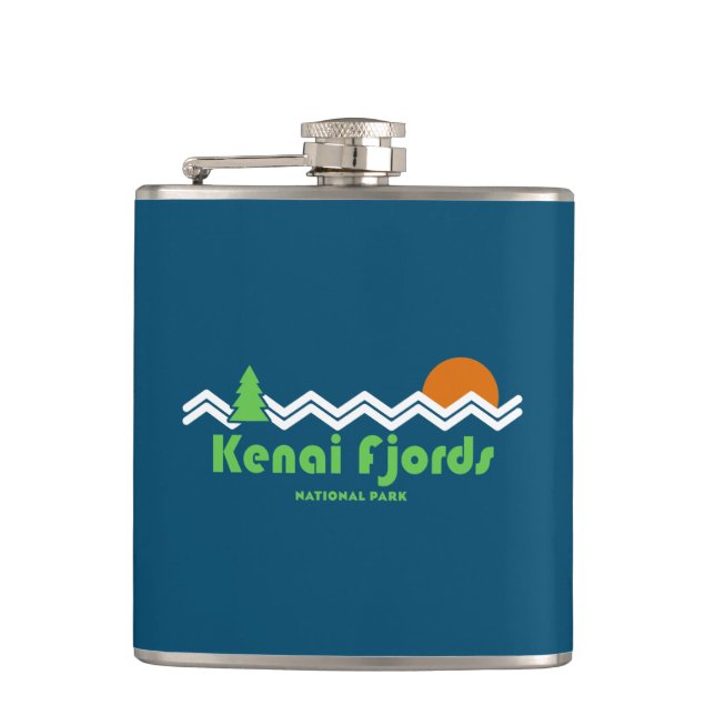 Cantil Parque Nacional Kenai Fjords Retro (Frente)