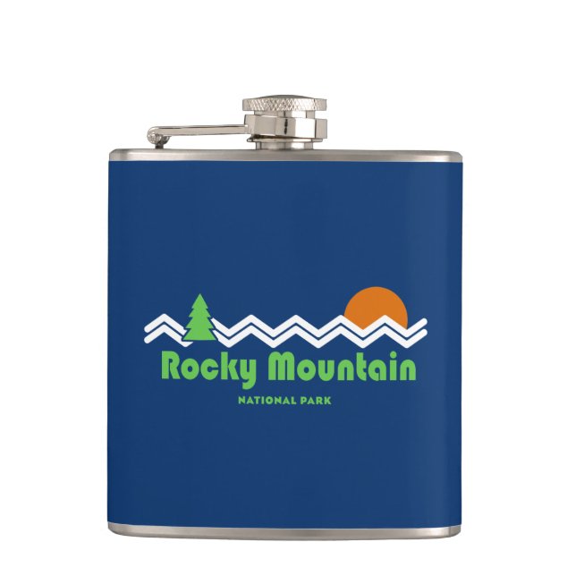 Cantil Parque Nacional Rocky Mountain Retro (Frente)