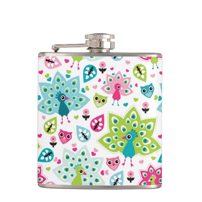 Cantil pássaro e coruja do pavão (Frente)