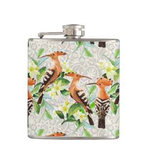 Cantil Pássaros exóticos no laço