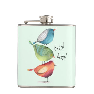 Cantil Pássaros gordos bonitos que estão em se