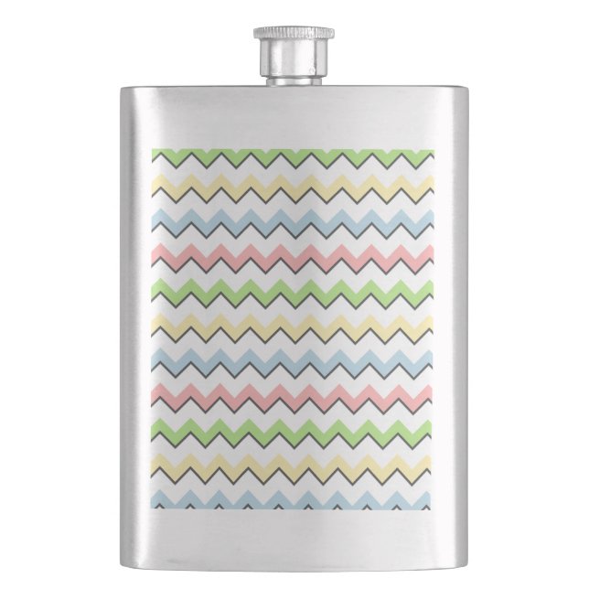 Cantil Pastel Chevron-Drop Shadow por Shirley Taylor (Frente)