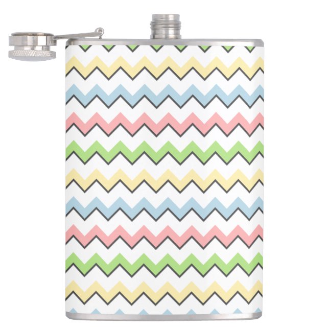 Cantil Pastel Chevron-Drop Shadow por Shirley Taylor (Aberto)