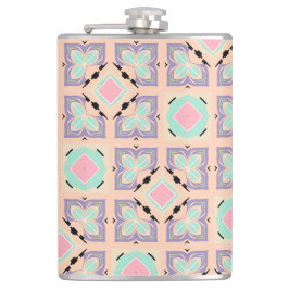 Cantil Pastel Geometric Tile Pattern | Pink Mint Purple 