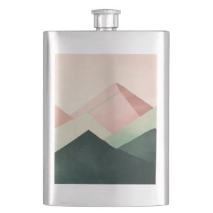 Cantil Pastel Ridge – Paisagem Geométrica de Montanha #1