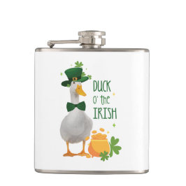 Cantil Pato da Rua irlandesa. Dia dos Patricks