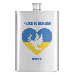 Cantil Paz de Texto Personalizado para a Ucrânia