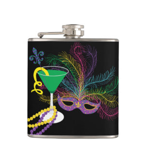 Cantil Peacock Mask e Martini Mardi Gras