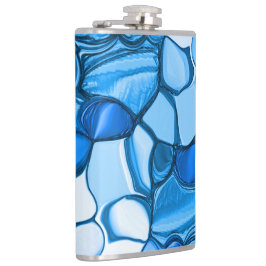 Cantil Pedras redondas em tons de azul real