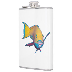 Cantil Peixe-papagaio - Design Abstrato - Recortado da fo