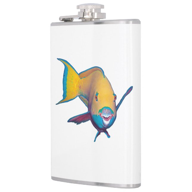 Cantil Peixe-papagaio - Design Abstrato - Recortado da fo (Esquerda)