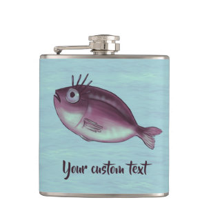 Cantil Peixes engraçados do texto feito sob encomenda co