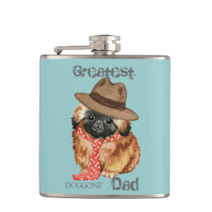 Cantil Pekingese Pai Hip Flask