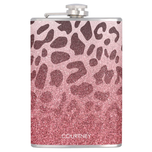 Cantil Pele-Leopardo Rosa-Colorida (Frente)