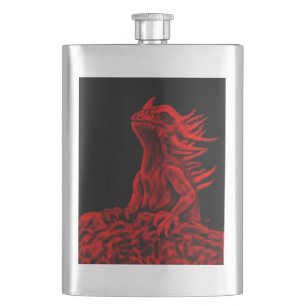 Cantil Pequeno dragão vermelho