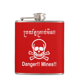 Cantil Perigo! Minas! ☠ Khmer - Sinal ☠