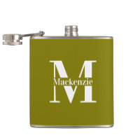 Personalizado Feito sob Medida Monogramado Verde