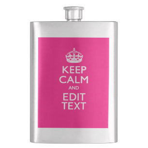 Cantil Personalizado MANTENHA A CALMA E o seu texto no