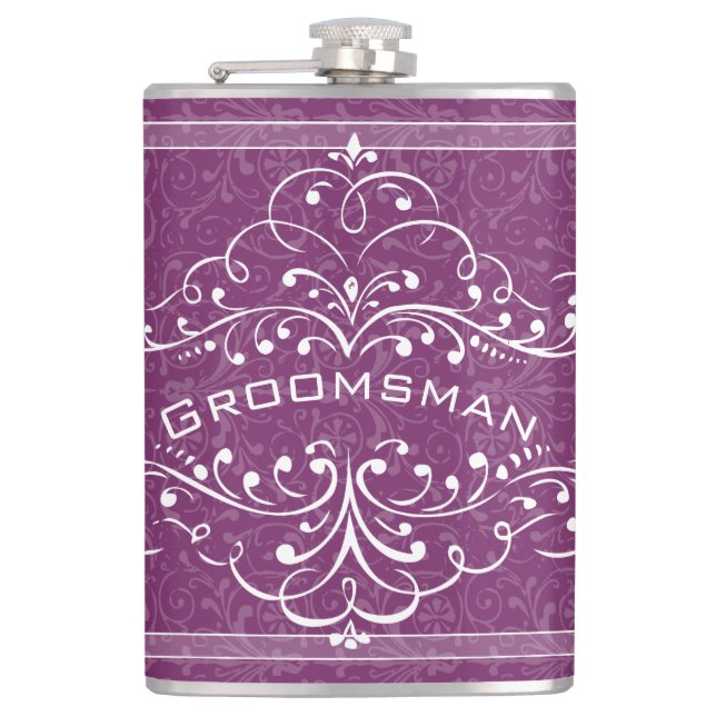 Cantil Personalizado qualquer Padrinho de casamento flore (Frente)
