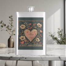 Personalizado Sr. e Sra. Recém-Casados Vintage Flo