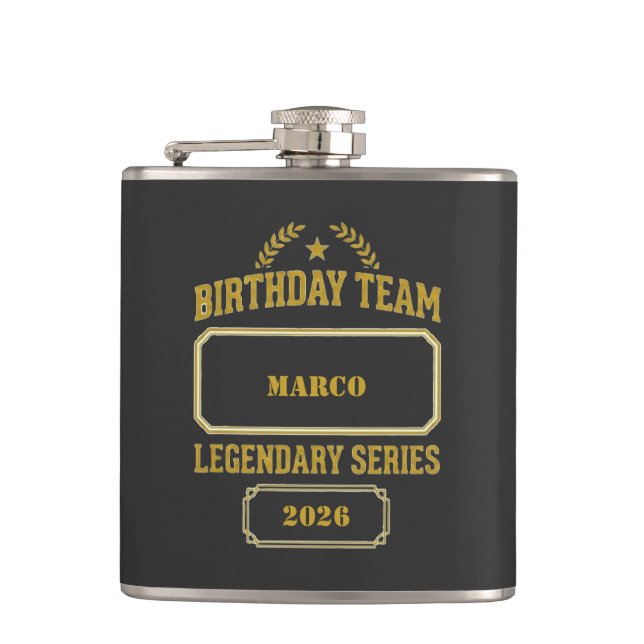 Cantil Personalized Legendary Series Gold  Birthday (Frente)