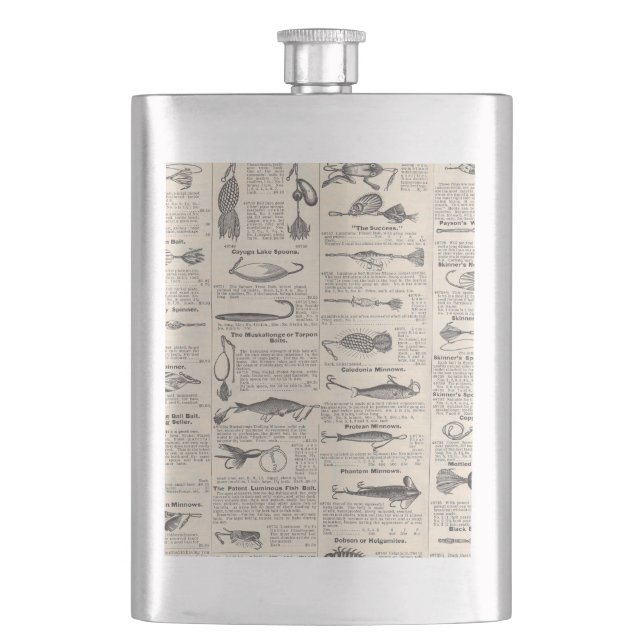 Cantil Pescarias Vintage: Pescador antigo dos anos 1900 (Frente)