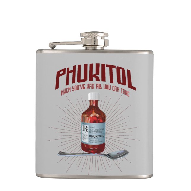 Cantil Phukitol - medicamento para frustração engraçado (Frente)