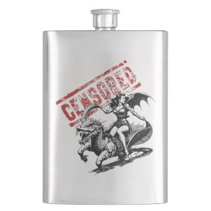 Cantil Pin-Up de Cavaleiro de Dragão