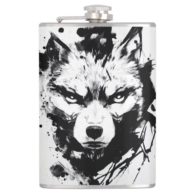 Cantil Pincel de Arte Sem Espírito de Wolf Wild (Frente)