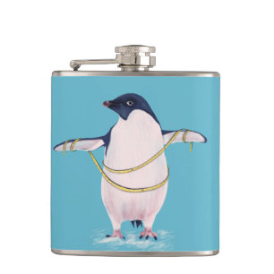 Cantil Pinguim gordo engraçado bonito na dieta