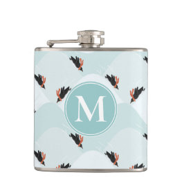 Cantil Pinguins reproduzíveis deslizando no padrão da nev