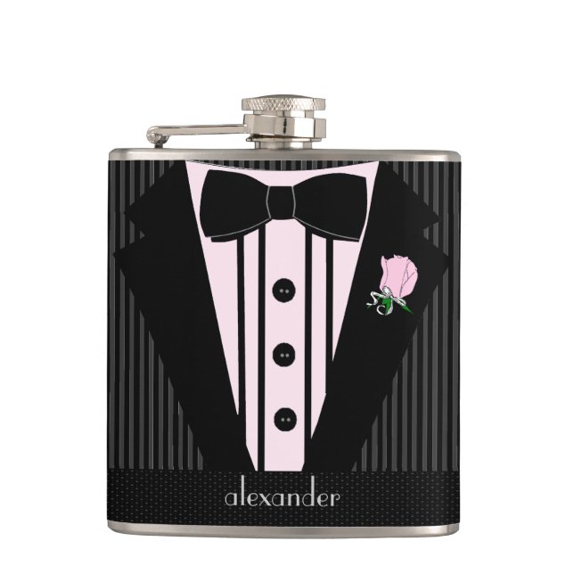 Cantil Pink Tuxedo e Cinzas de Casamento (Frente)