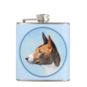 Cantil Pintura Basenji - Arte Original Custa