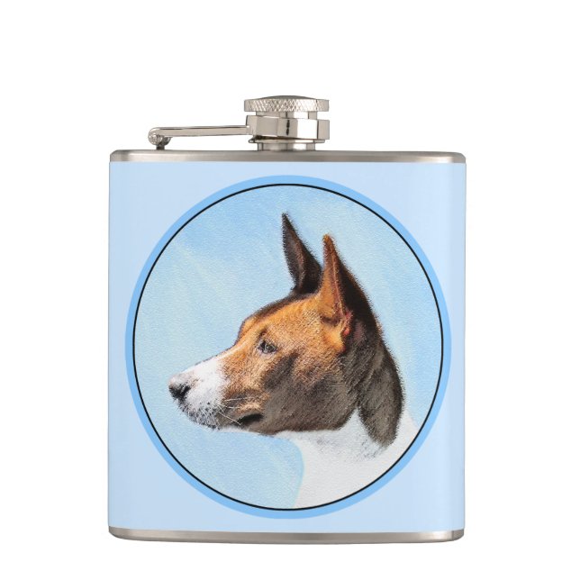 Cantil Pintura Basenji - Arte Original Custa (Frente)