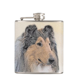 Cantil Pintura Collie (Rough) - Arte Cachorra Original