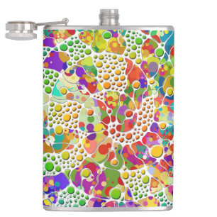 Cantil Pintura Colorida De Espirais 2