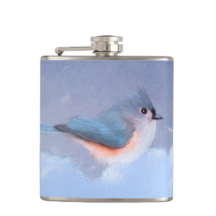 Cantil Pintura com Titmouse Tufado - Arte Cachorra Origin
