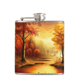 Cantil Pintura da Paisagem do outono-2