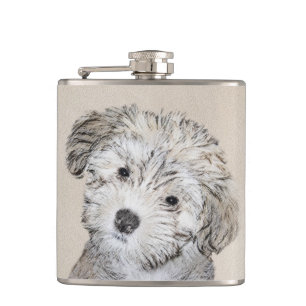 Cantil Pintura De Cachorro Havanês - Arte Cachorra Origin