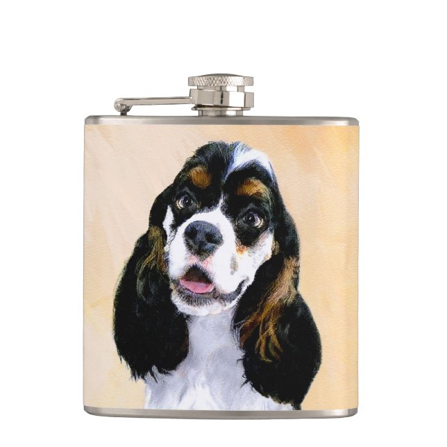Cantil Pintura De Cocker Spaniel (Partida) - Arte De Cão  (Frente)