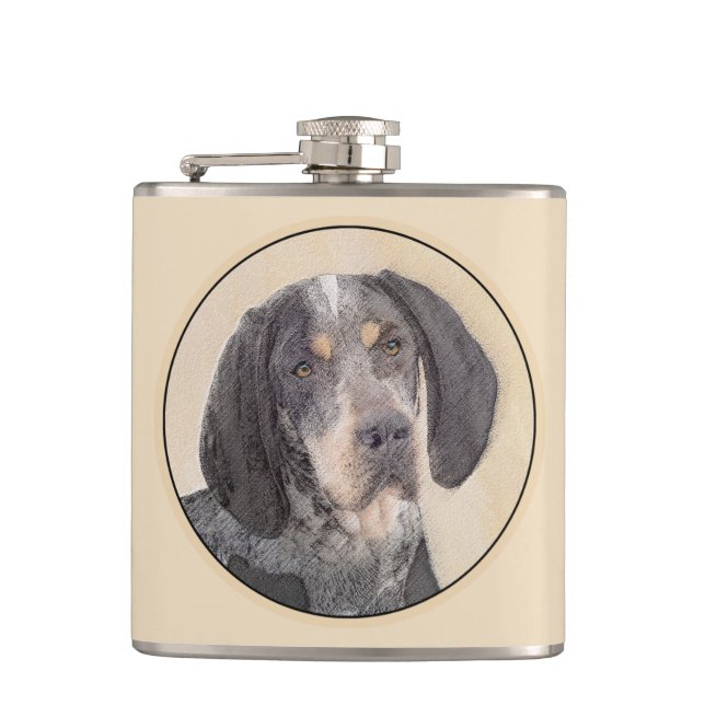 Cantil Pintura de Connhound Bluetick - Cachorro Original  (Frente)