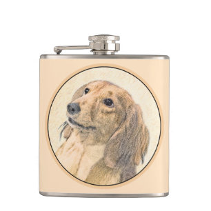 Cantil Pintura de Dachshund (Longhaired) - Arte de Cão O