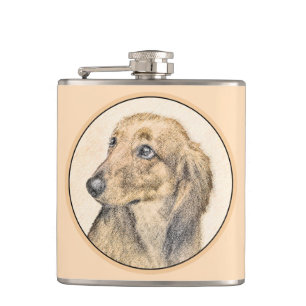 Cantil Pintura de Dachshund (Longhaired) - Arte de Cão O