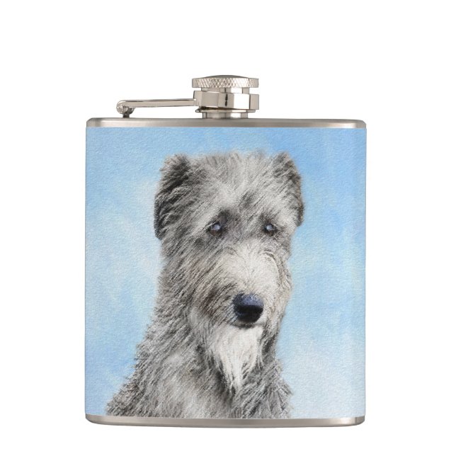 Cantil Pintura De Deerhound Escocês - Cachorro Original C (Frente)