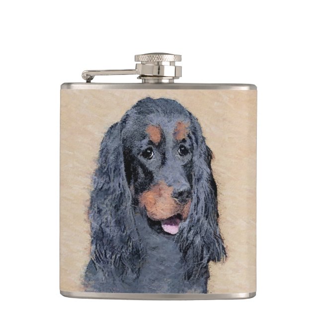 Cantil Pintura de Gordon Setter - Arte de Cachorro Origin (Frente)