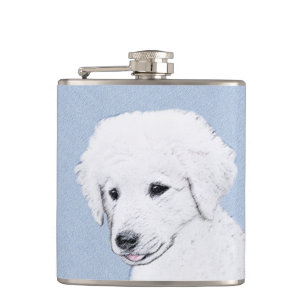Cantil Pintura de Kuvasz - Arte de Cachorro Original Boni