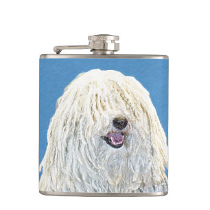 Cantil Pintura de Puli - Arte de Cachorro Original Bonita