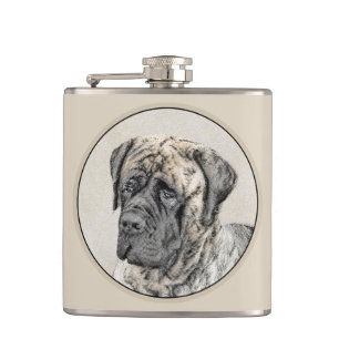 Cantil Pintura do Mastiff Inglês (Brindle) - Arte Canina