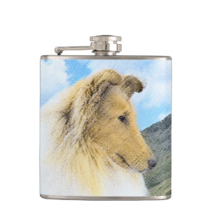Cantil Pintura em Collie, em Montanhas (Rough) - Arte Can